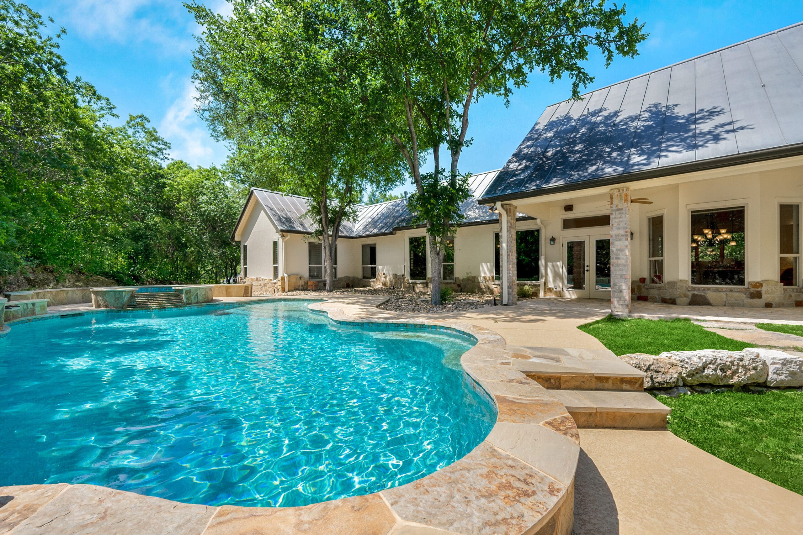 home swimming pool